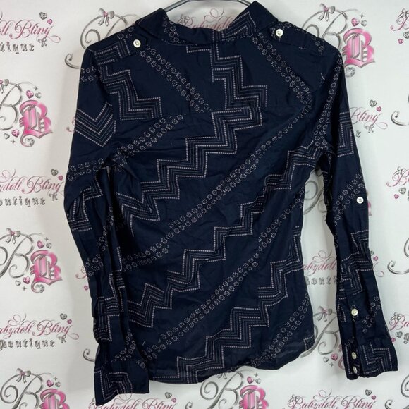 Levi's button up floral shirt collared Dark Blue and Purple Patterned Shirt - Picture 2 of 8